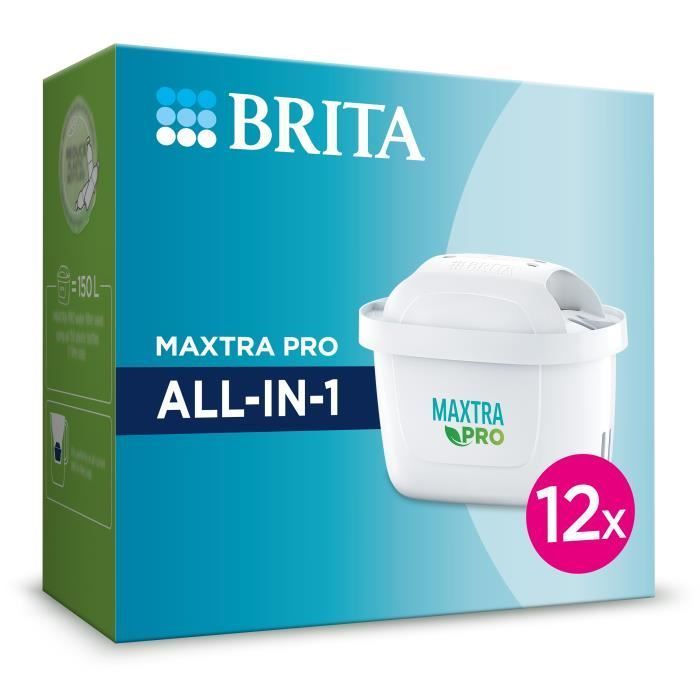 Kit econômico BRITA MAXTRA PRO ALL-IN-ONE - 12 cartuchos - para jarra filtrante de água