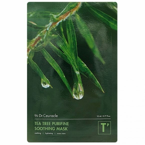 Mască calmantă cu arbore de ceai Purifine 25 ml - Dr. Ceuracle