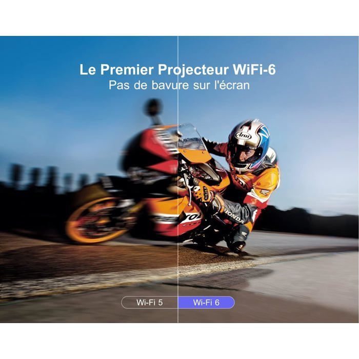 Proiettore 4K - ZIG-ZAG TERRITORIES - 33000 Lumen - WiFi6/Bluetooth - Zoom 50% - Full HD 1080P