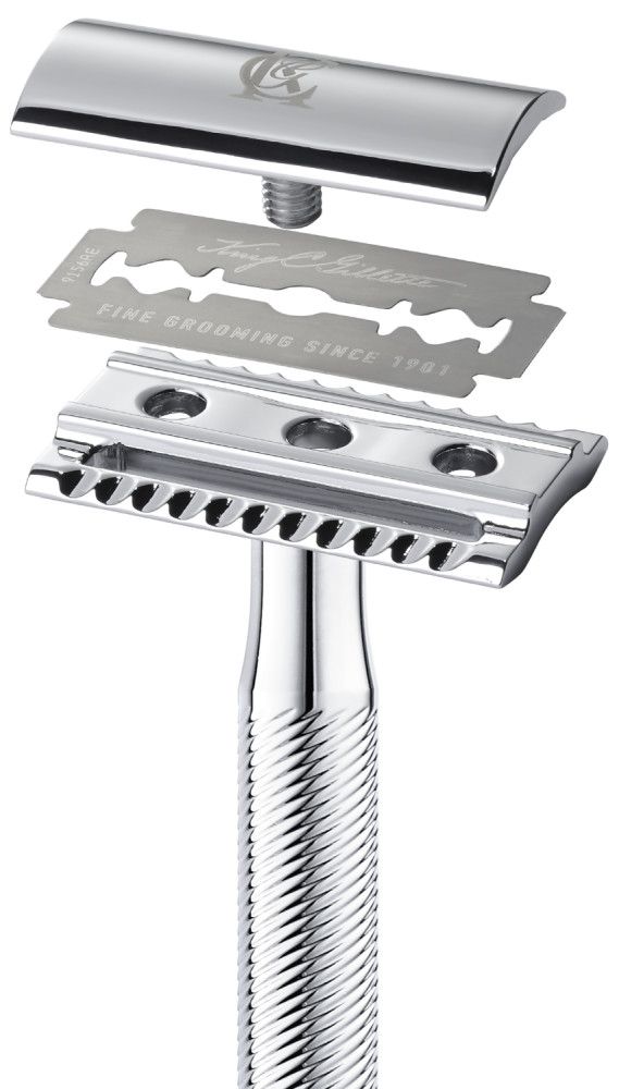 Žiletky Gillette King C. Double Edge Nabíjačky a náhradné náplne