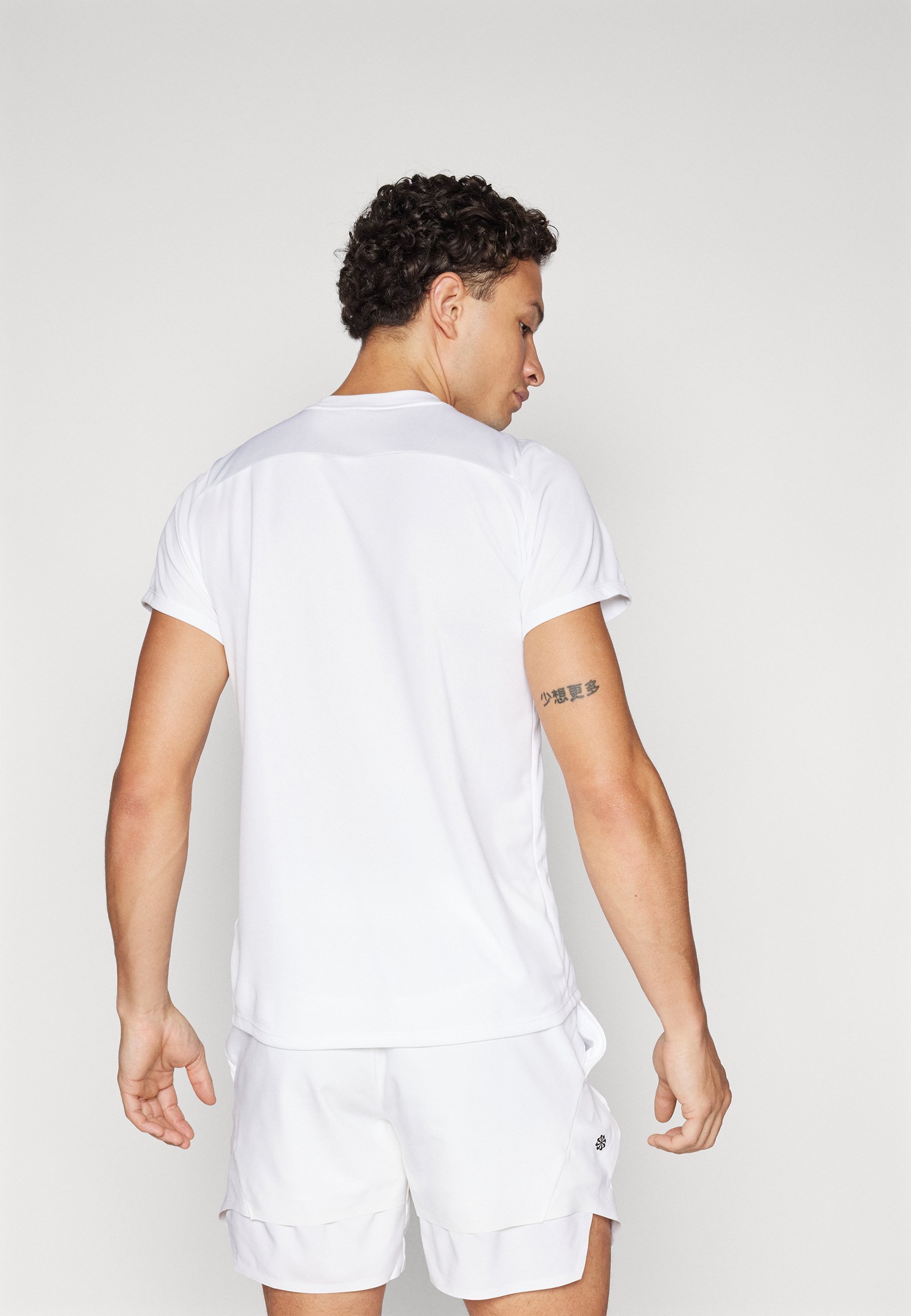 Nike Performance VICTORY - Sport T-shirt - wit/zwart