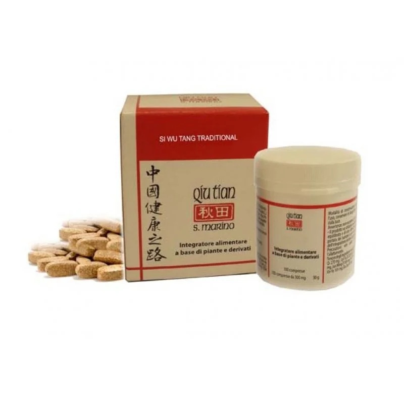 QIU TIAN Si Wu Tang, remède traditionnel à base de 100 comprimés, soulage les symptômes menstruels