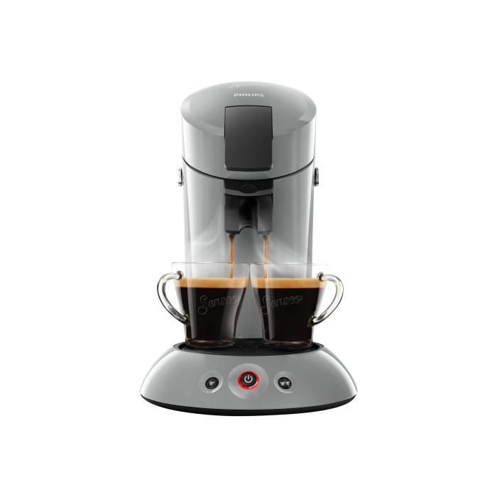 Cafetera Philips Senseo Original con espumador de leche, 2 tazas y tecnología Crema Plus.