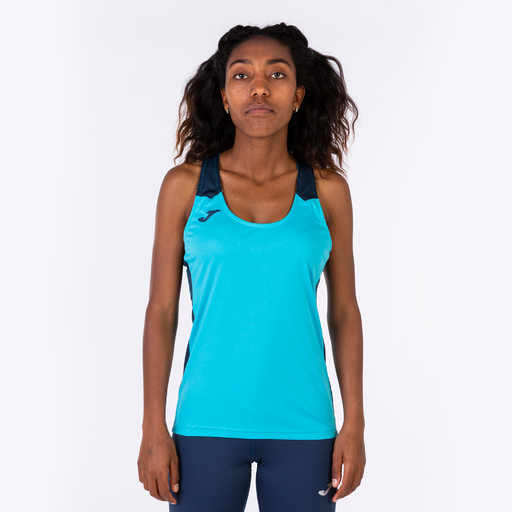  Camiseta Tirantes Joma Record Ii Turquesa Flúor Marino