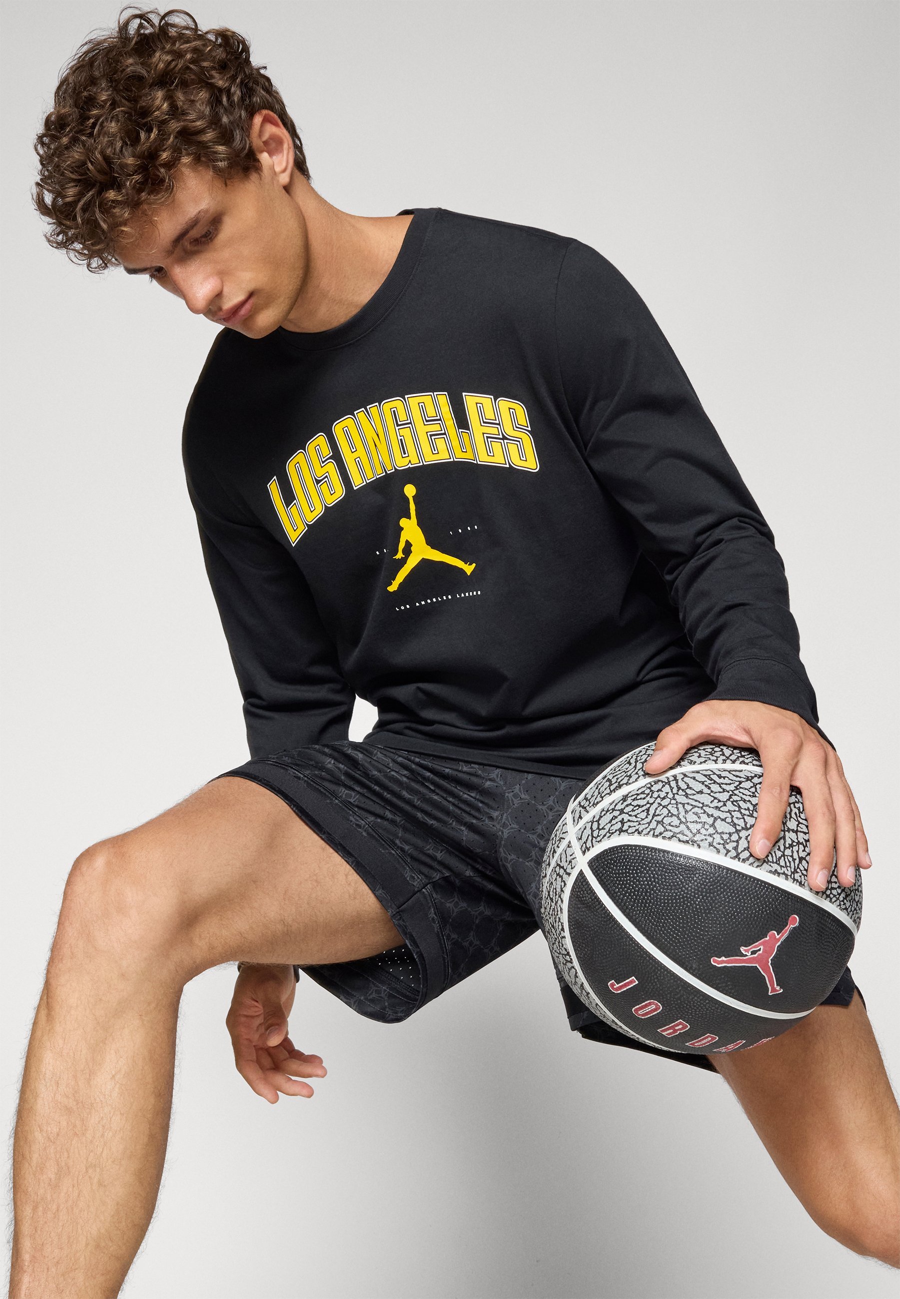 Maglietta Nike Performance LOS ANGELES LAKERS NBA - Abbigliamento da club - nera