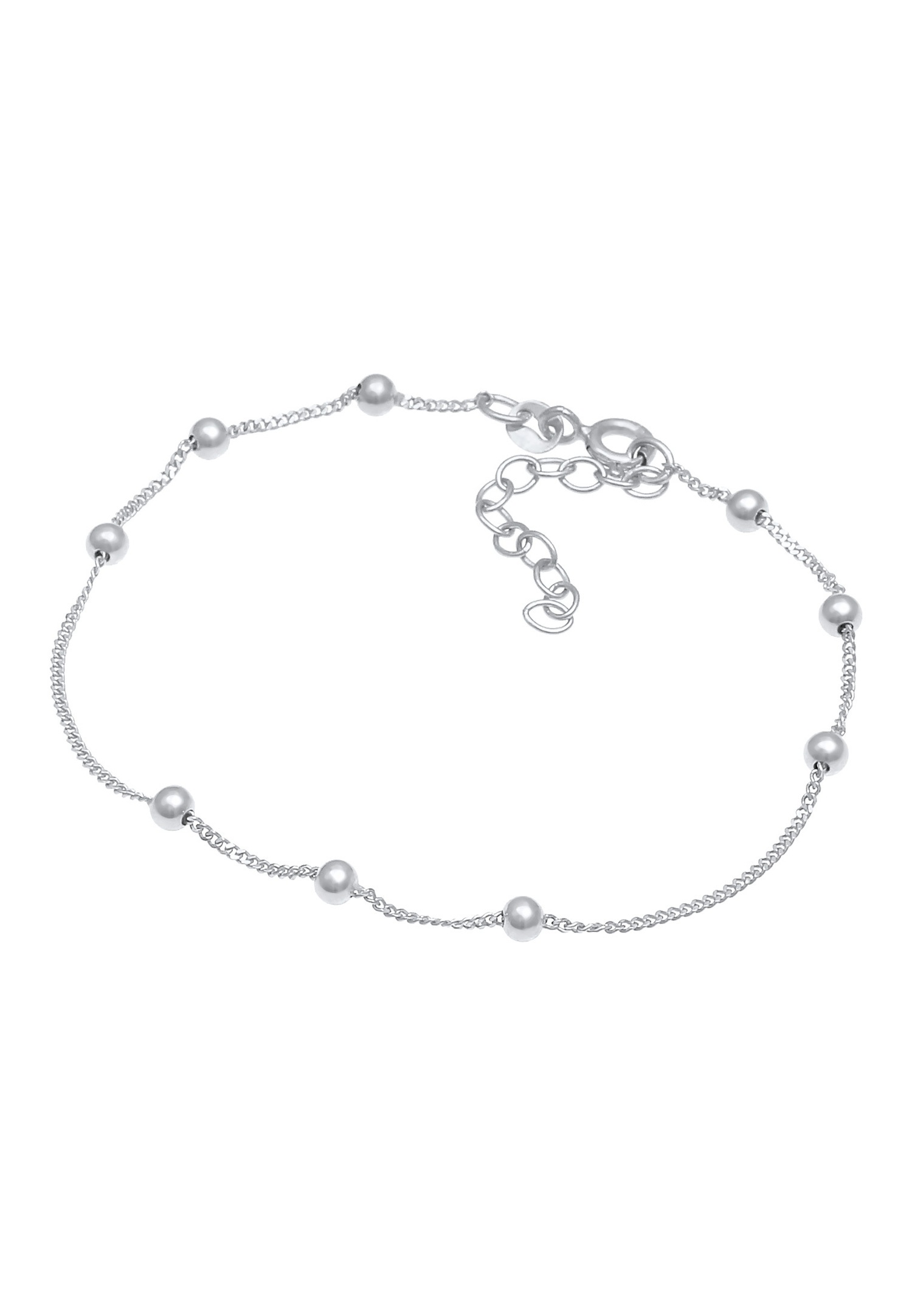Elli Balles de trottoir pour dames Tendance de base ajustable en argent sterling 925 plaqué or