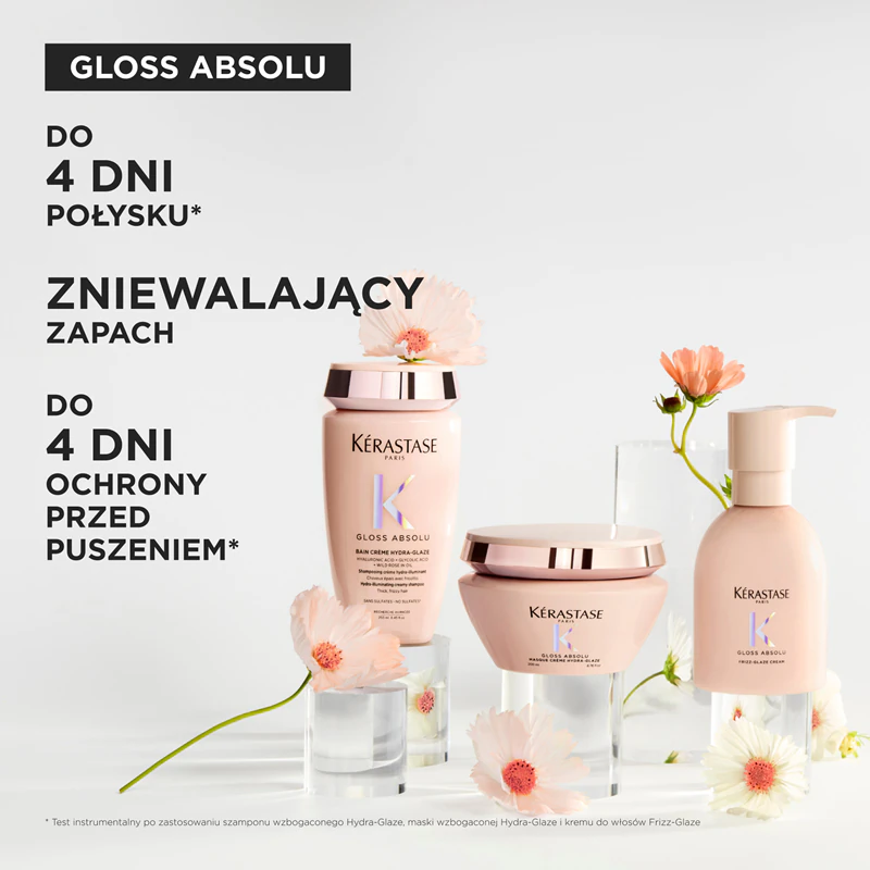 Kérastase Gloss Absolu Masque Créme Hydra-Glaze Haarmaske für widerspenstiges und krauses Haar