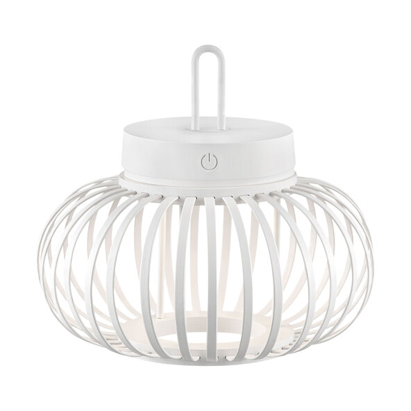 Lampă de masă și de podea Korga LED cu baterii, albă, ⌀ 25 cm