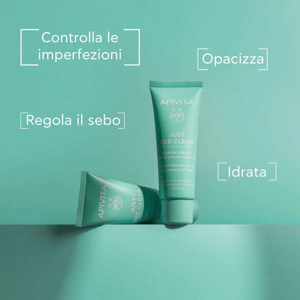 Just Bee Clear Crema Idratante Opacizzante Anti-Imperfezioni - Tratt.viso 24 ore antimperfezioni