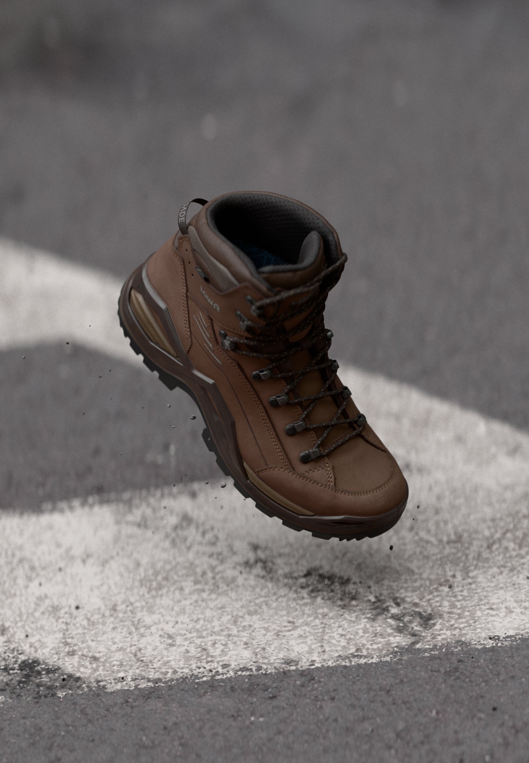 Lowa RENEGADE EVO GTX MID - Wandelschoenen - espresso/seegras