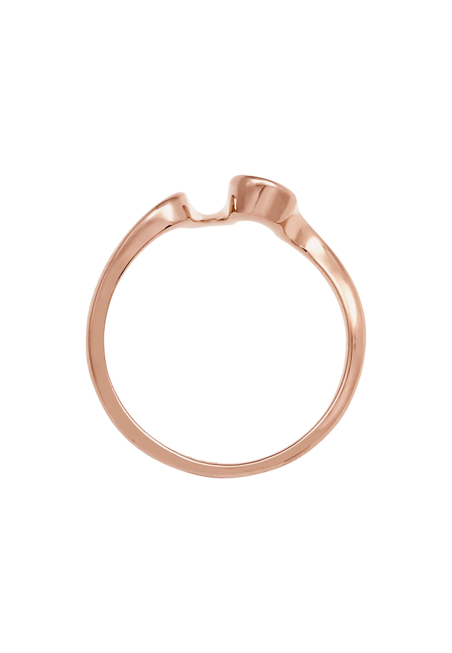 Elli Femmes tendance look vagues en argent sterling 925