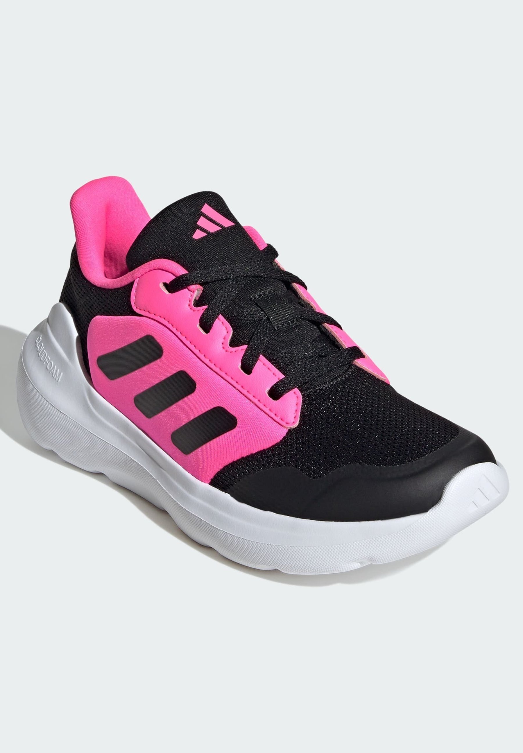 adidas Performance TENSAUR - Scarpe da corsa su strada - nero core nero core rosa lucido