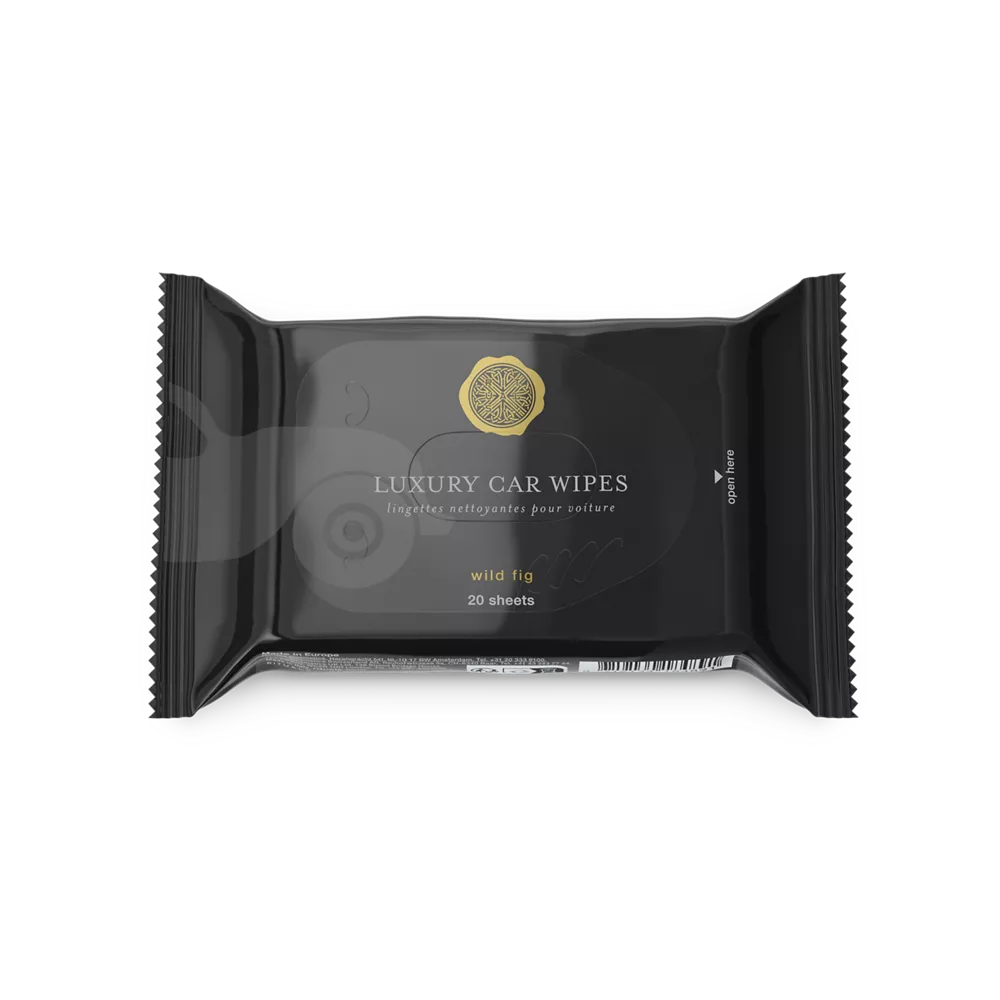 Lingettes nettoyantes pour l'intérieur de voiture Private Collection Wild Fig, 20 lingettes de 1 g