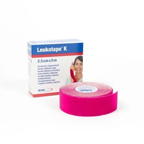 LEUKOPLAST Leukotape K Taping 2,5 x 500 Bandage Couleur Rouge