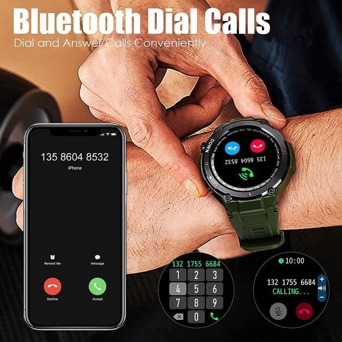 Men's Smartwatch, Smart Watch, Activity Tracker with Heart Rate Monitor, Sleep Monitor, Pedometer [739]