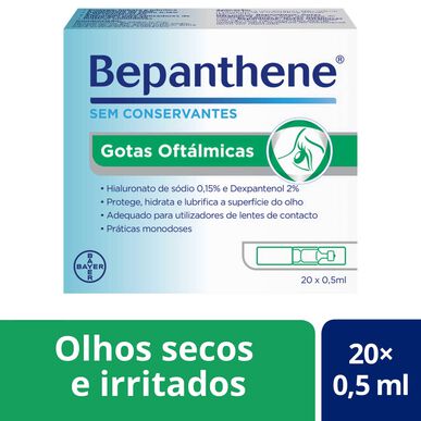 Bepanthene-silmätipat, 20 yksikköä.
