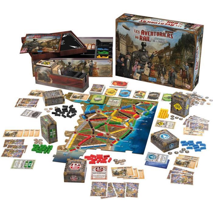 Juego de mesa - Ticket to Ride - Legacy - De 2 a 5 jugadores - Mayores de 10 años