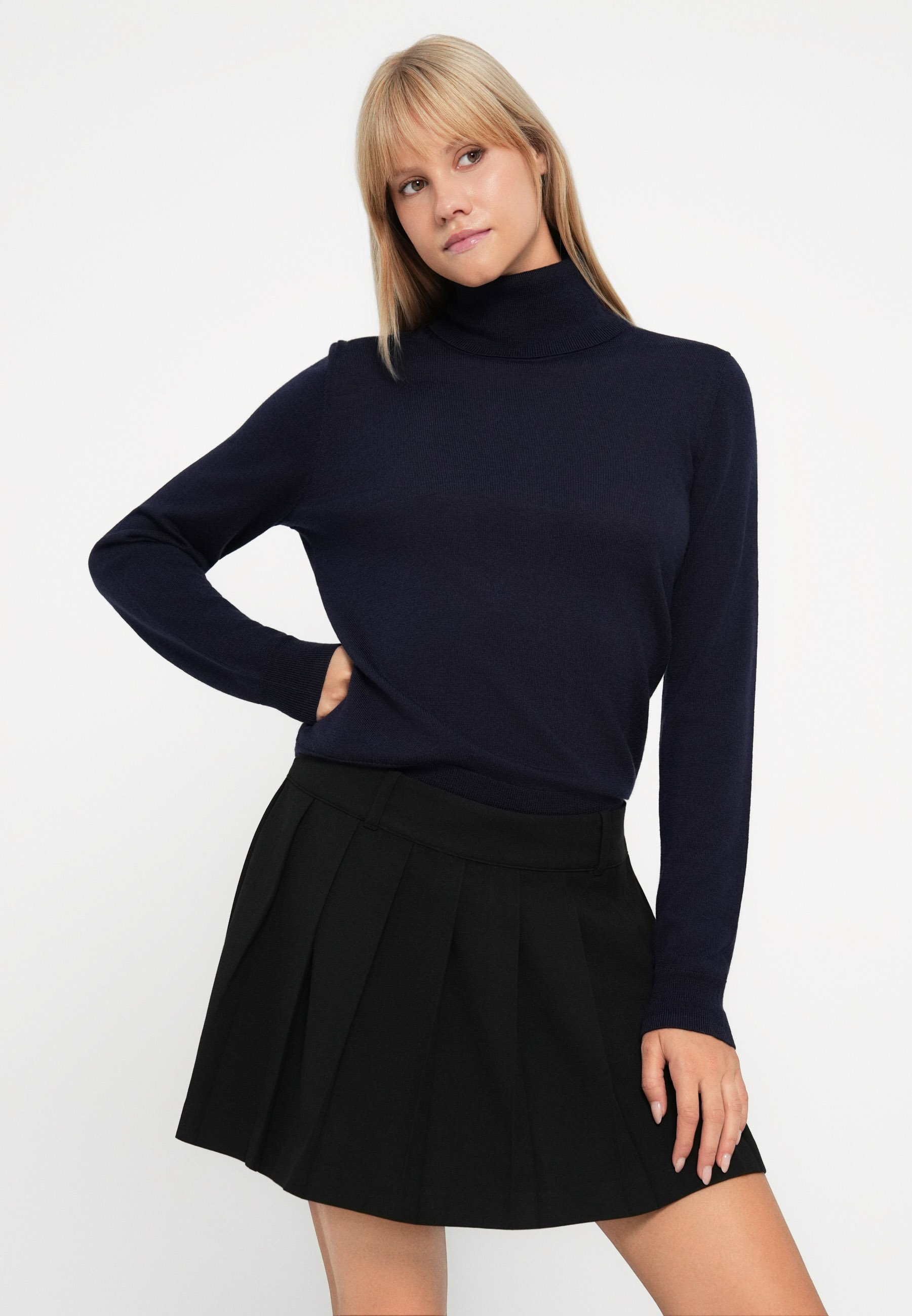 GAP T NECK - Svetr - black