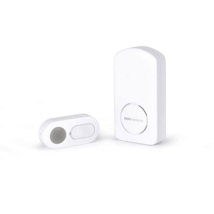Timbre inalámbrico OneBell 100 - SCS SENTINEL - Alcance de 100 m - 15 melodías - IP55