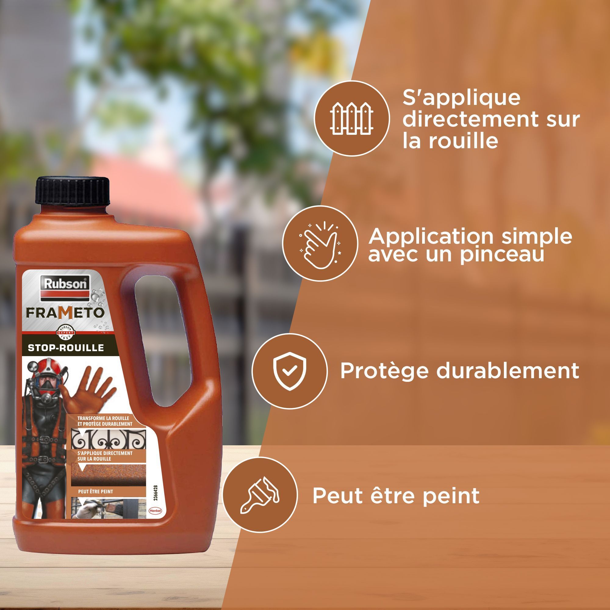 Rust-stopper can - RUBSON - Frameto - 1 L