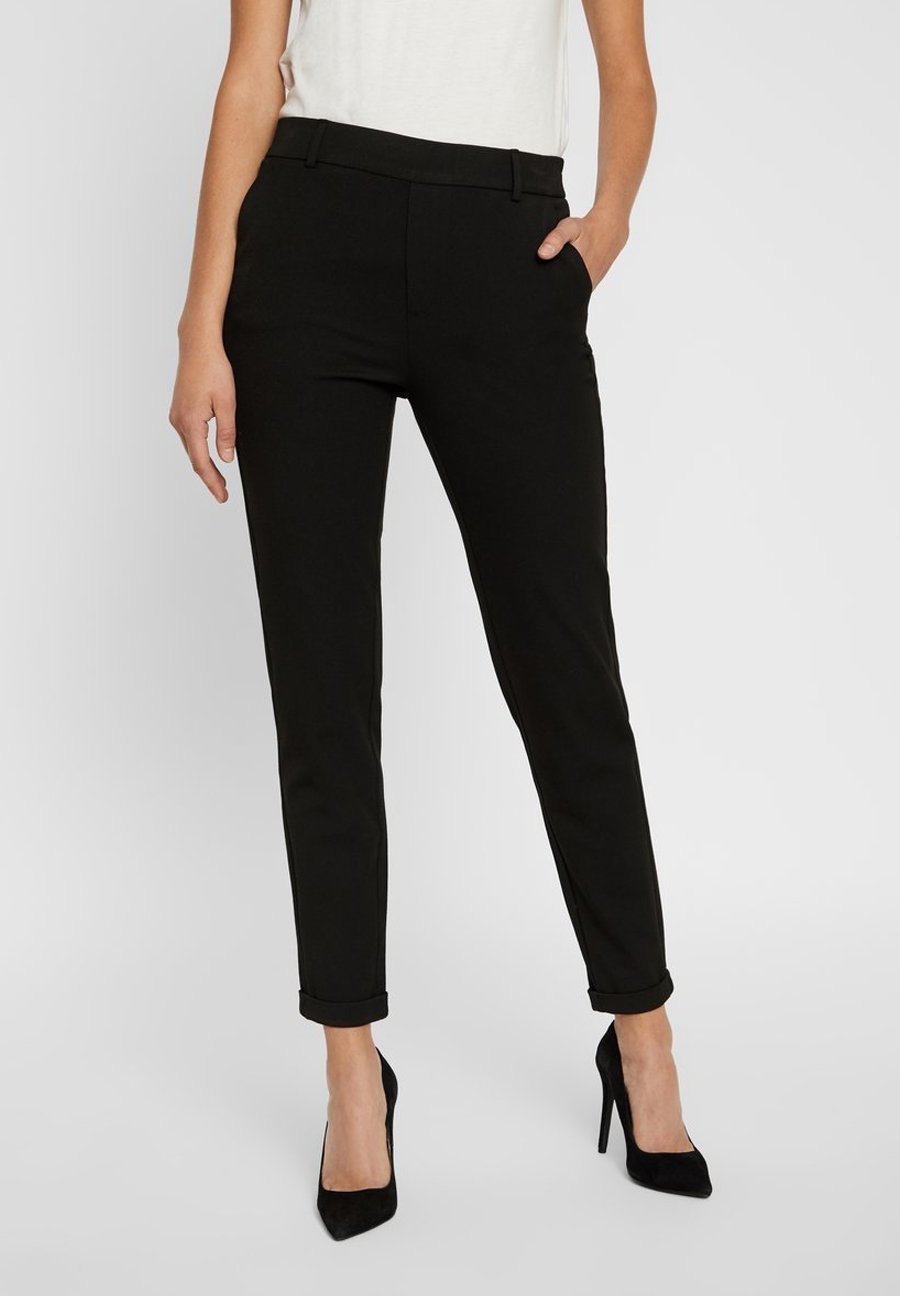 Vero Moda VMMAYA SOLID PANT - Broek - zwart