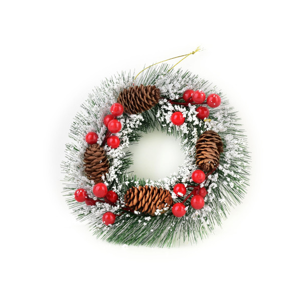 Wianek 20cm SANTA LILA