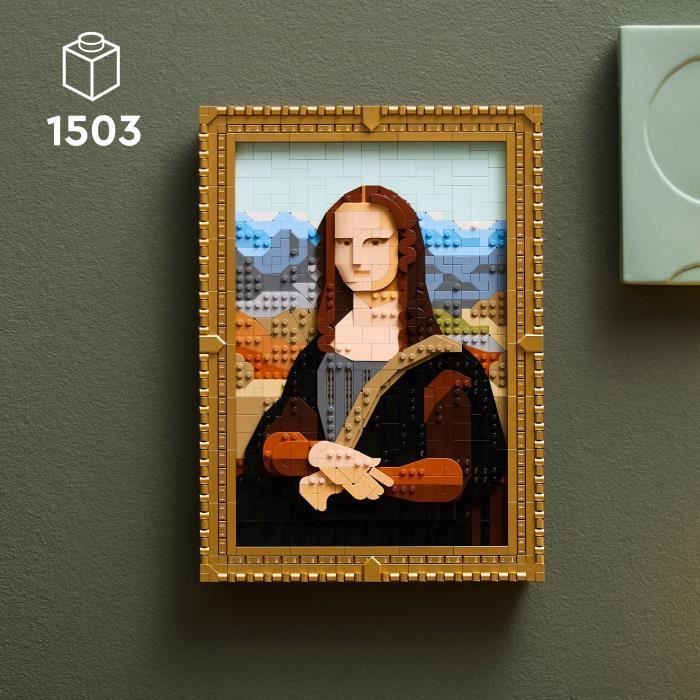 LEGO® Art 31213 Mona Lisa - Conjunto de Construção da Pintura de Leonardo da Vinci - Decoração