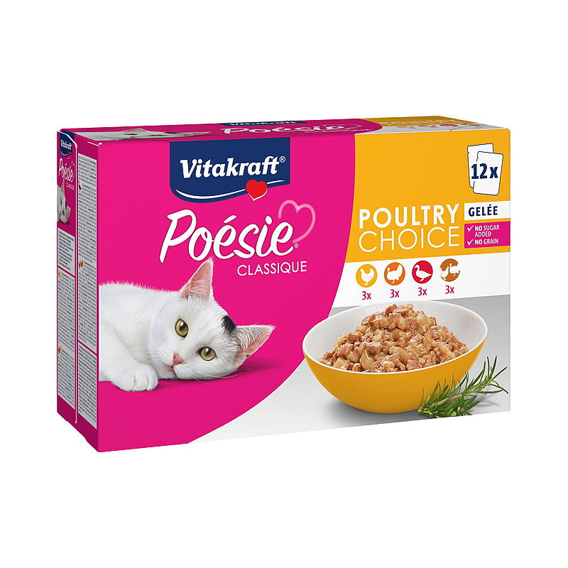 Vitakraft Kattemat Poésie 12x85 g gel Vitakraft