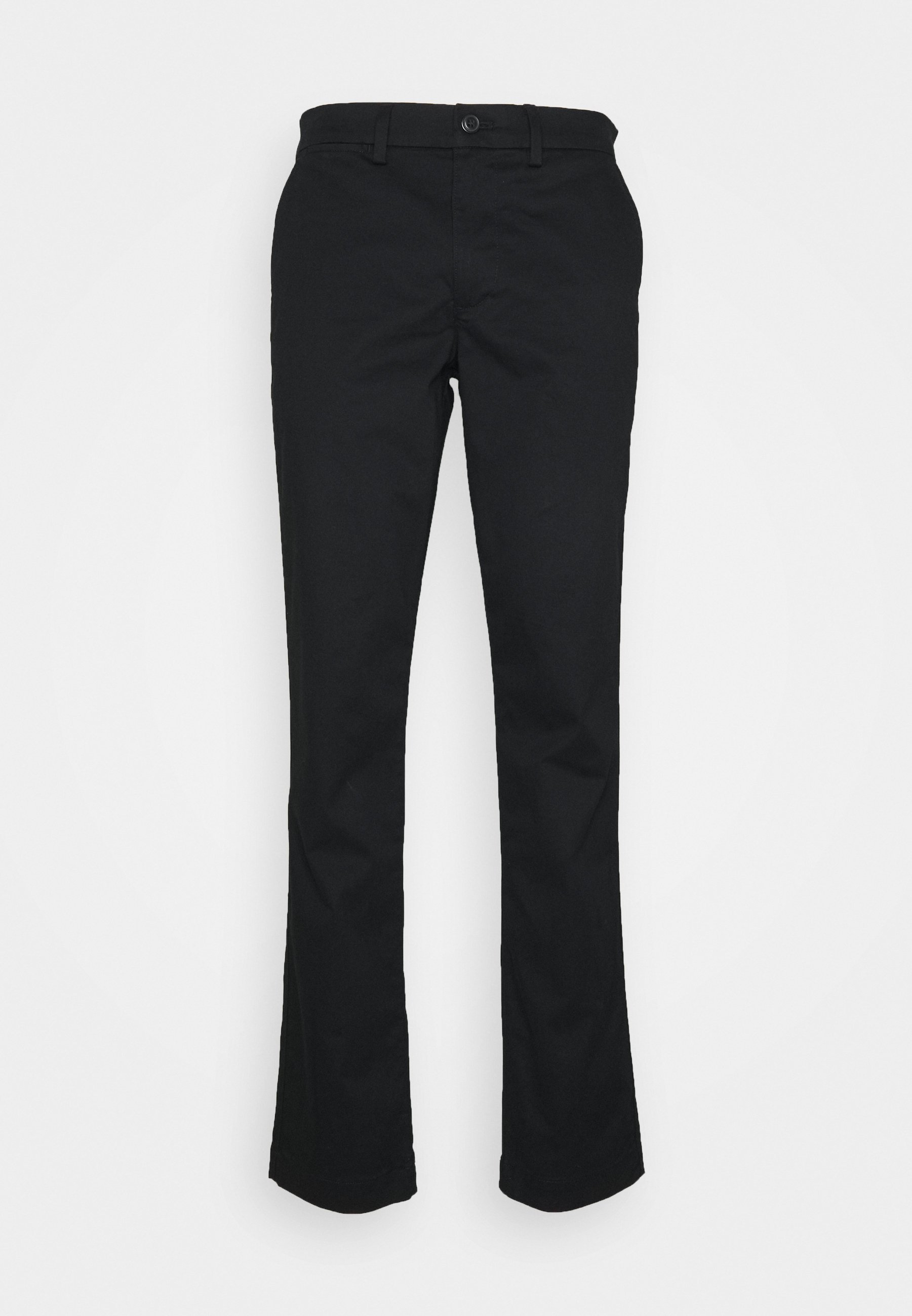 GAP ESSENTIAL SLIM FIT - Chino's - zwart mosgroen