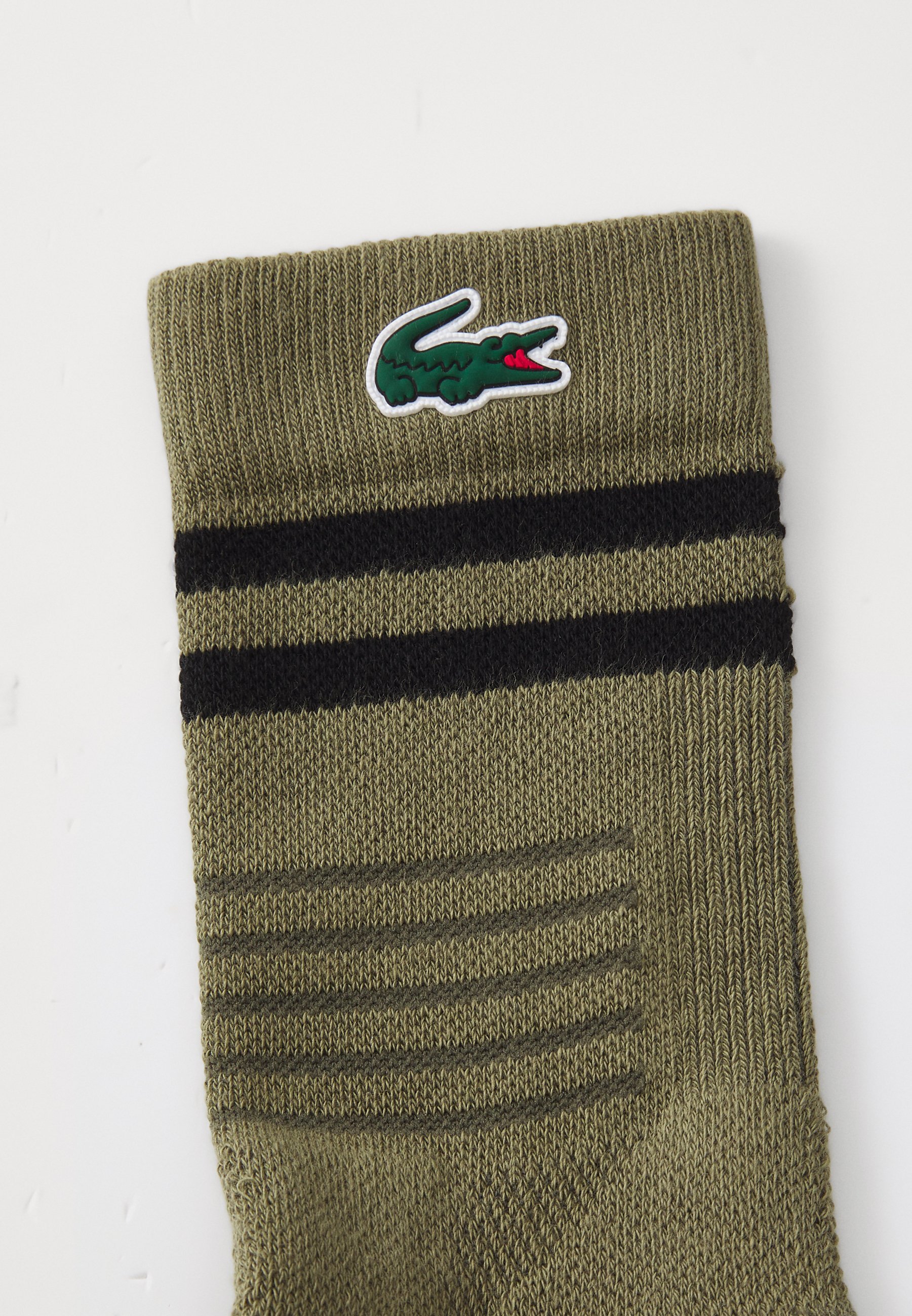Chaussettes de sport Lacoste Sport ACTIVE TRAINING UNISEXES - Olive/Noir