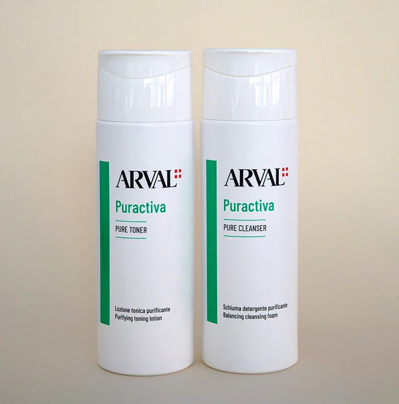 Tônico de limpeza facial Arval Puractiva Pure Toner