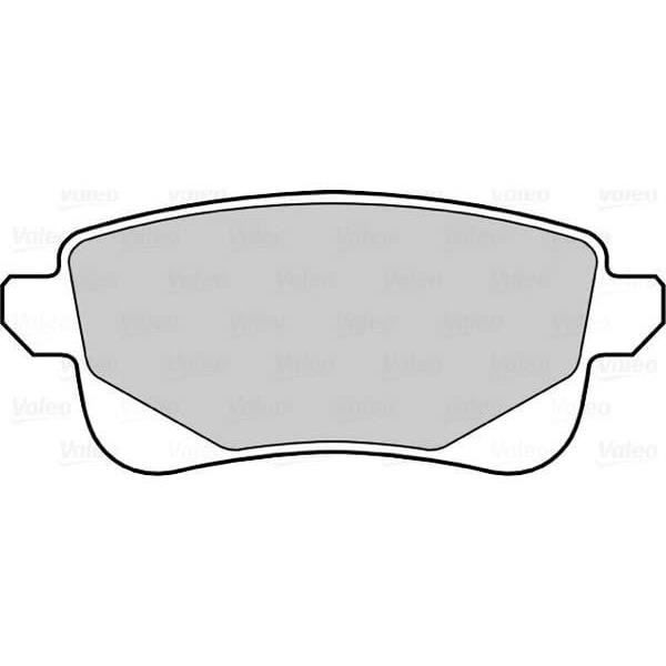 Plaquette de frein gamme first ren scenic III 01.12> - VALEO - 302232
