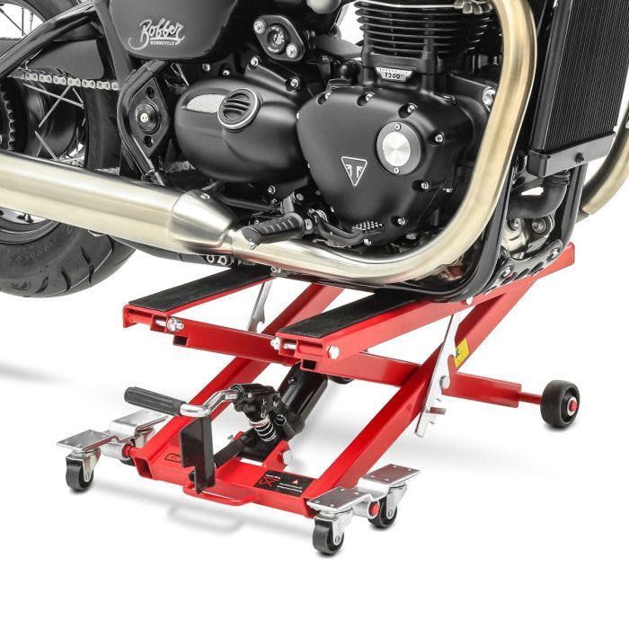 Pont élévateur moto à ciseaux - ConStands Mid-Lift XL - 500kg - Hauteur réglable 105-420mm - Antidérapant