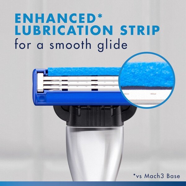 „Gillette Mach3 Turbo“ skutimosi sistema<br>Pridedami 2 keičiami peiliukai