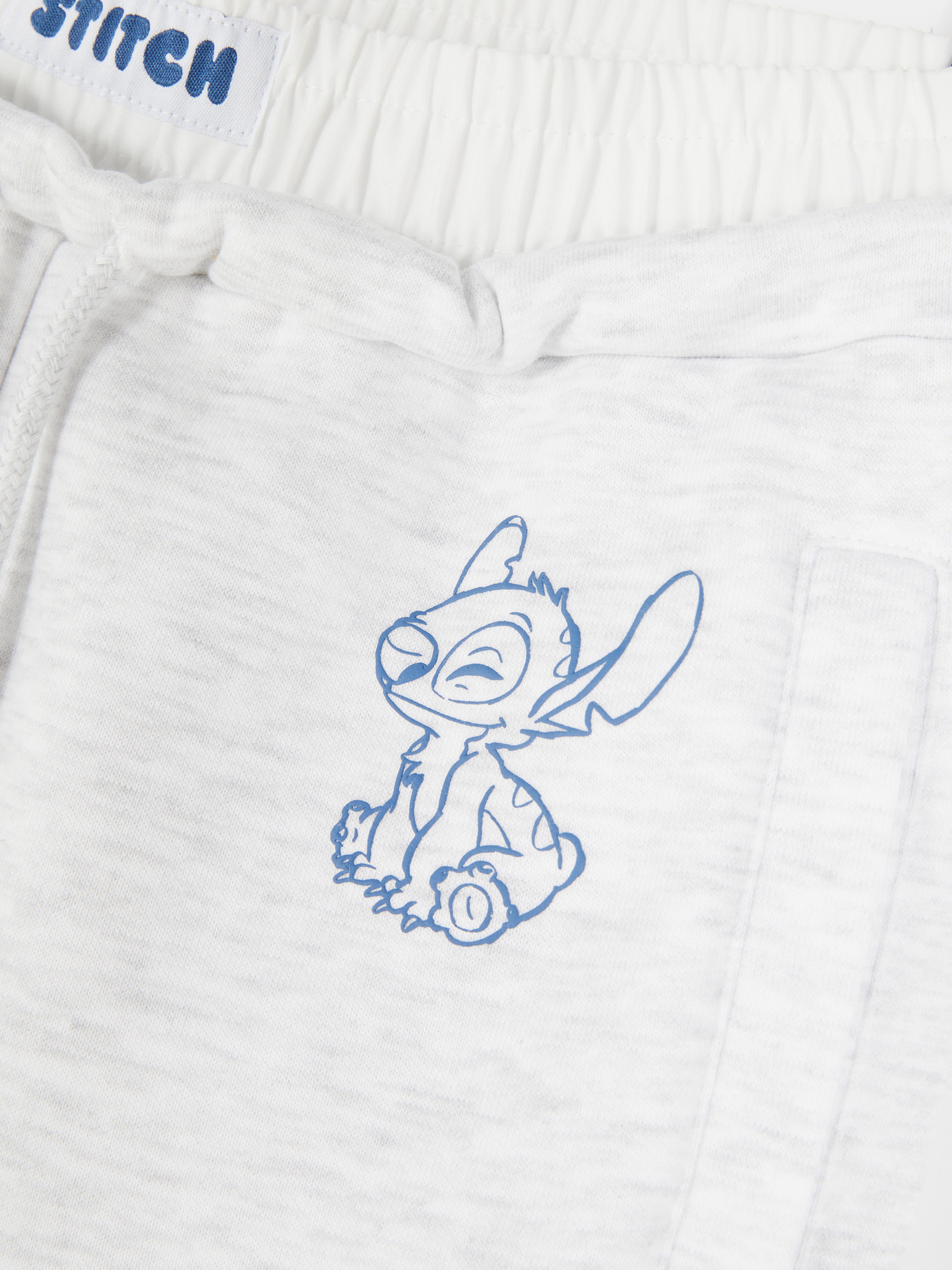 Pantaloni de trening cu croială largă Disney Stitch Pantaloni de trening cu croială largă Stitch, talie cu șnur și buzunare