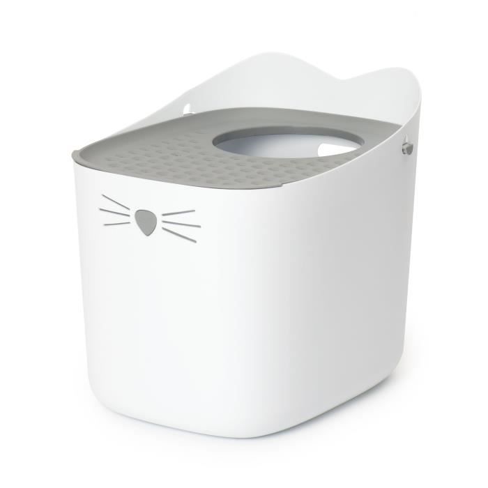 Maison de toilette Bac à litière pour chat - CATIT - Pixi Box - Entrée par le haut