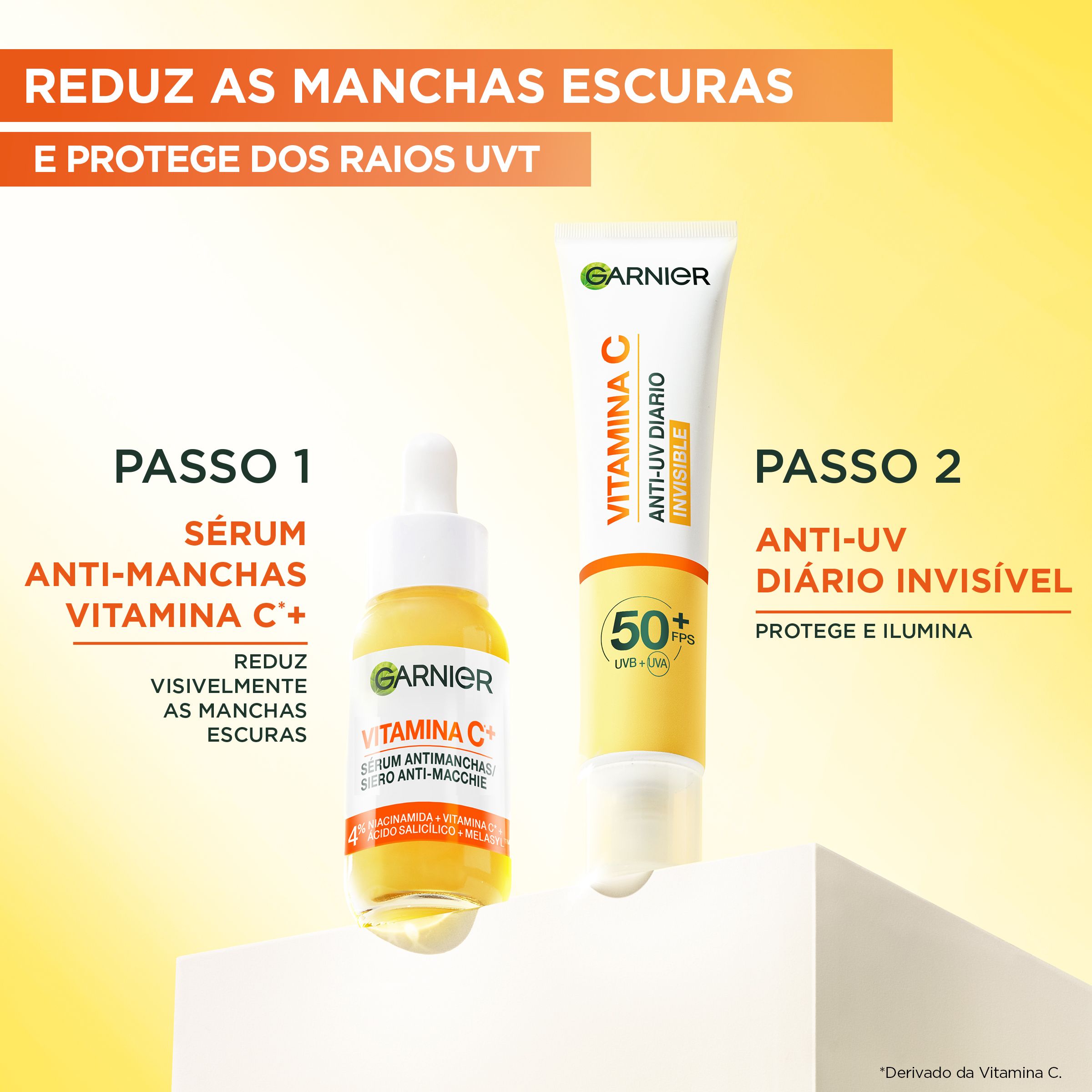 „Vitamin C Invisible Daily Anti-Dark Spot Fluid“ SPF 50 kremas veidui nuo tamsių dėmių
