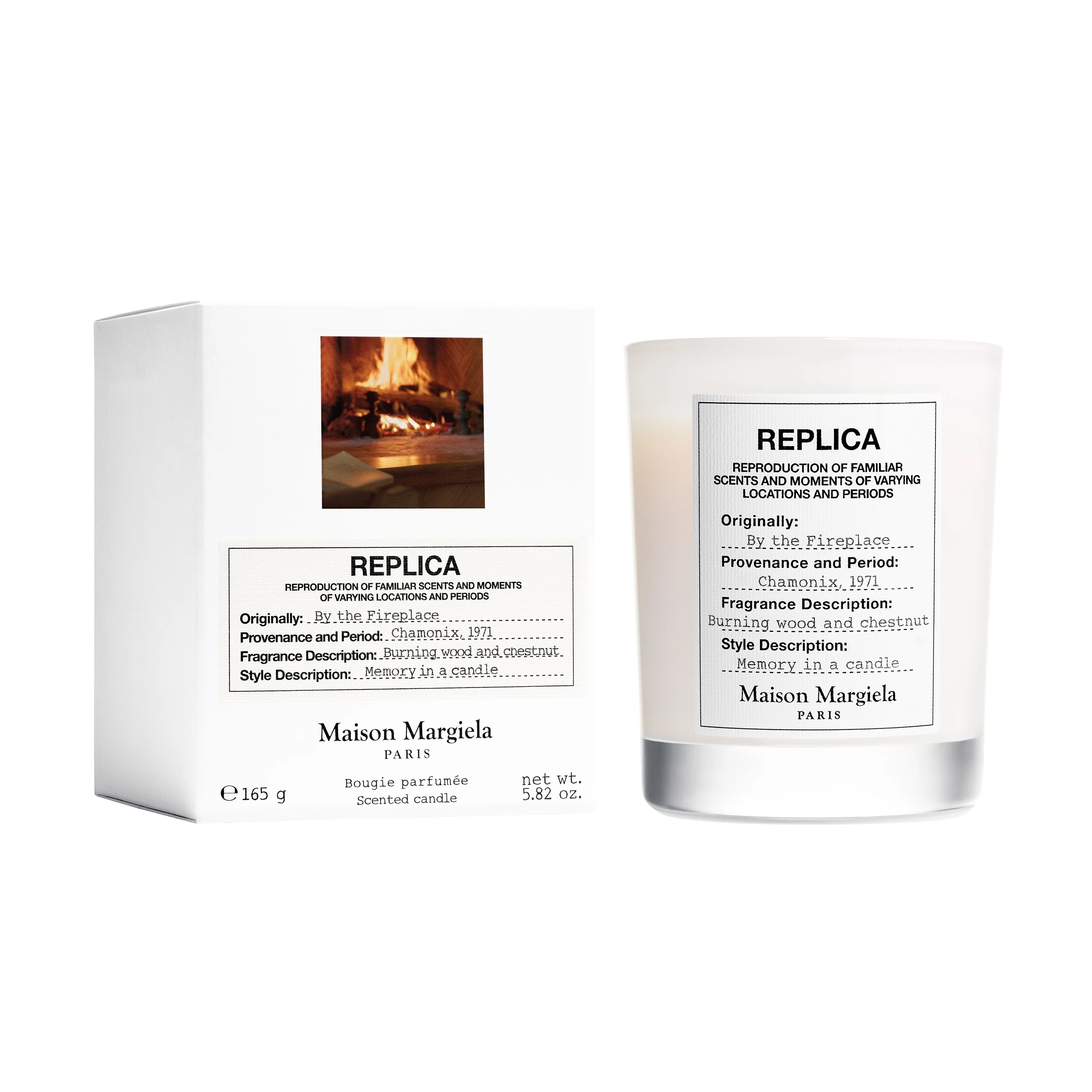 Replica By The Fireplace Candle - Candela Profumata