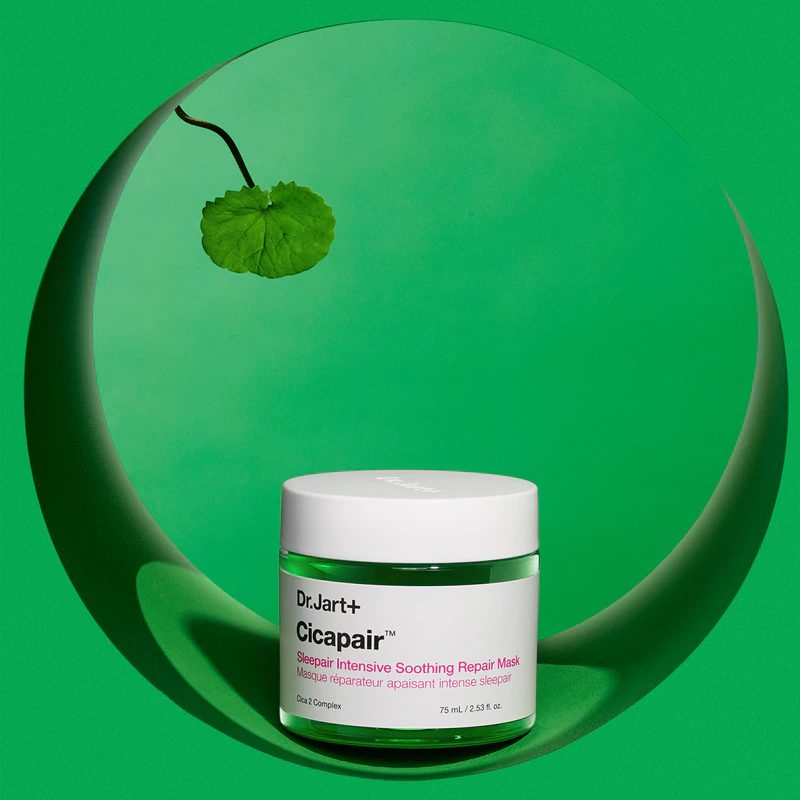 Máscara noturna hidratante Dr. Jart+ Cicapair™ Sleepair Intensive Soothing Repair.