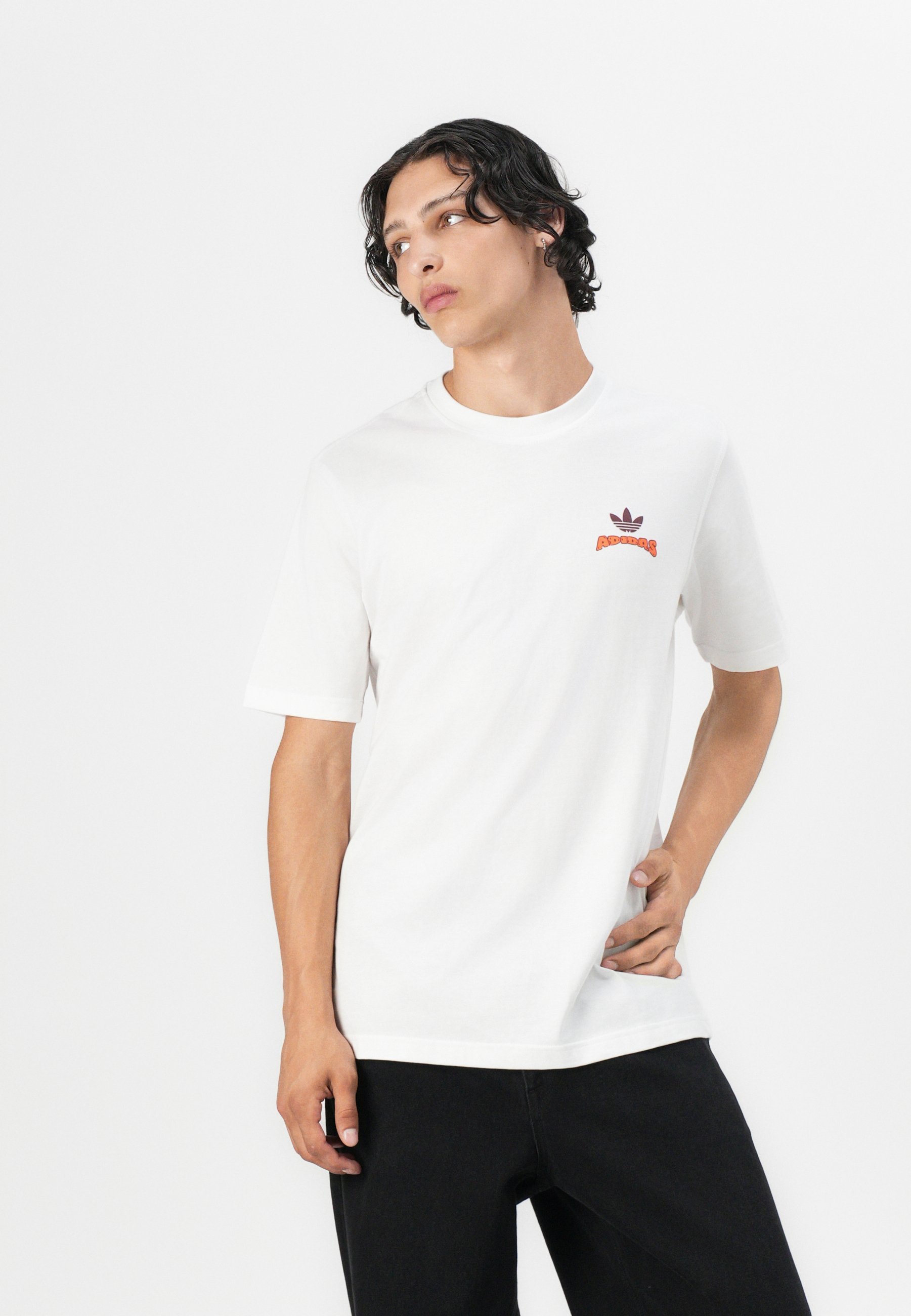 adidas Originals SMILEY DAISY UNISEX - Print-T-Shirt - weiß
