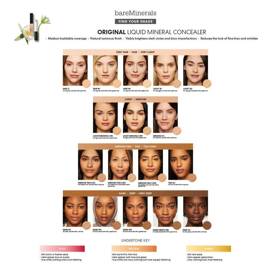 bareMinerals Concealer Original Flüssiger Mineral-Concealer - 6 ml