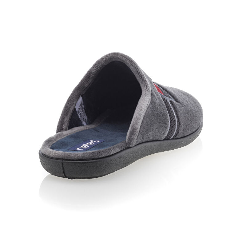  Grijze herenslippers