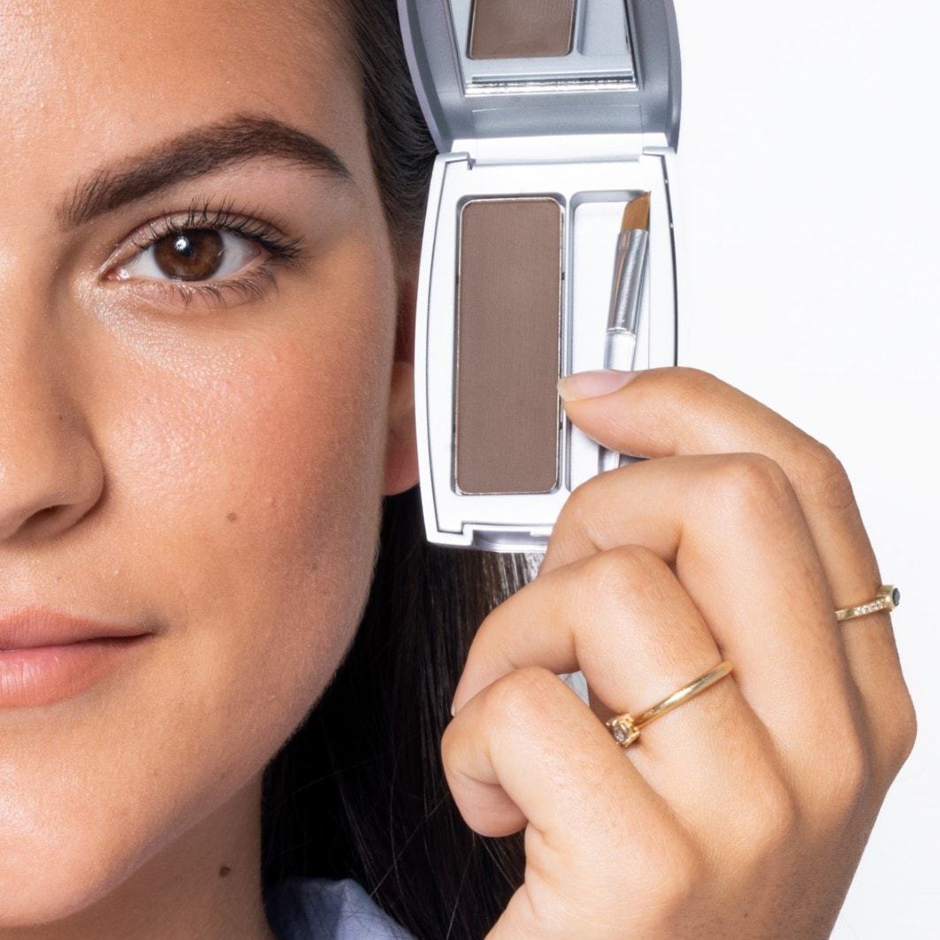 Herome Cosmetics puder za obrve (kompaktni puder) gotovo crne boje - 1 komad