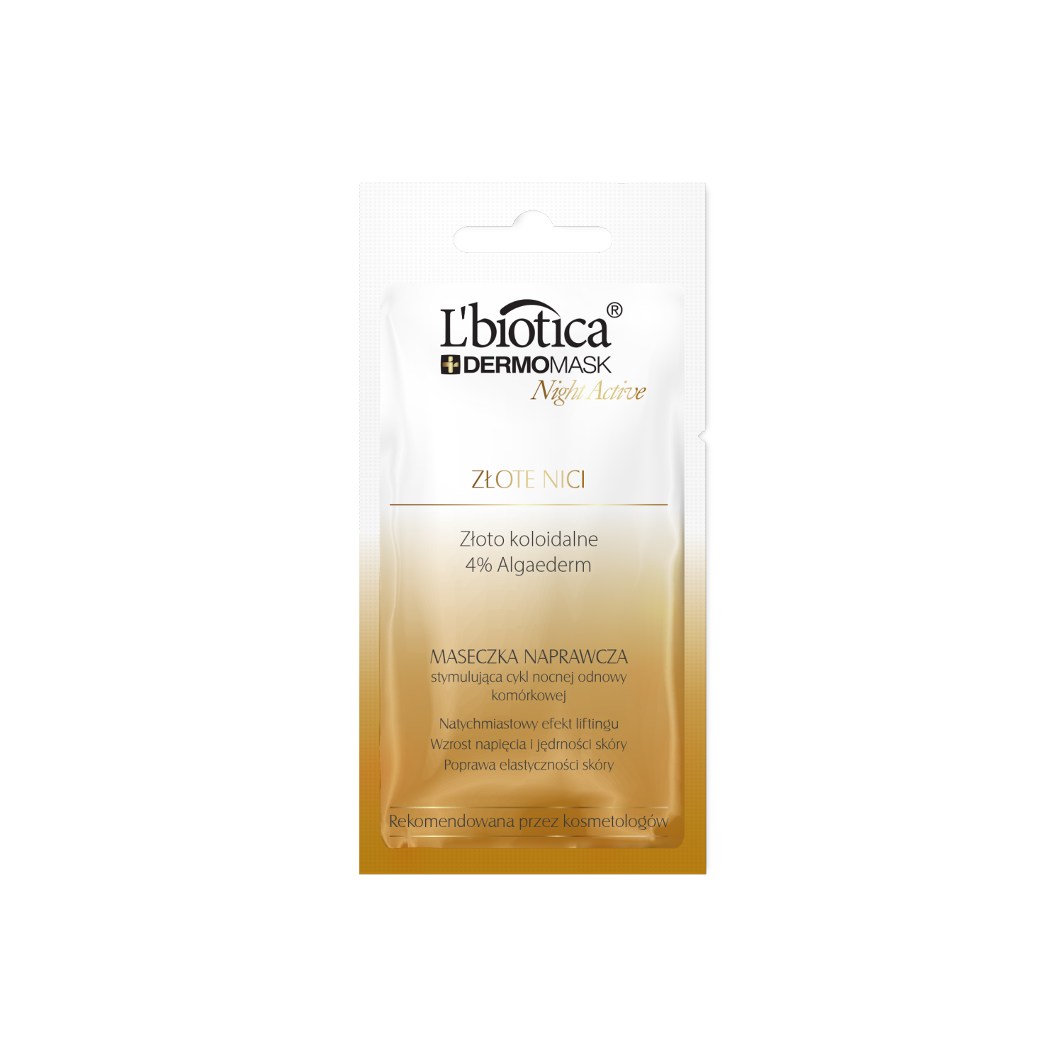 Dermomask Regeneračná pleťová maska 12ml Golden Threads