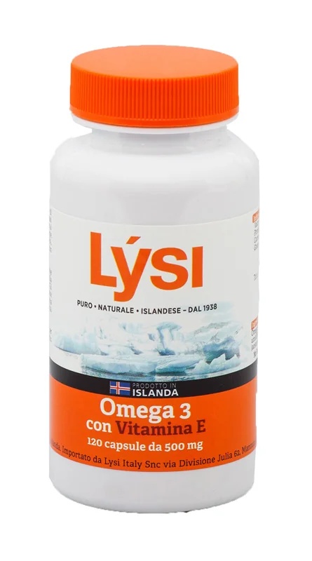 Natuurlijk antioxidant Lysi Omega 3 Vitamine E 120 capsules