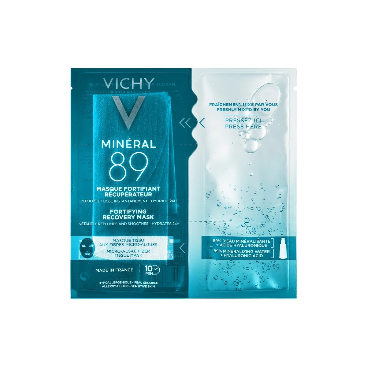 VICHY Vichy Mineral 89 masker 29 g Versterkend en regenererend
