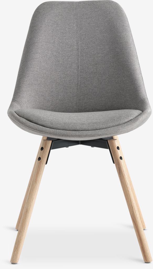 KASTRUP Trpezarijska stolica KASTRUP Sand Fabric/hrast