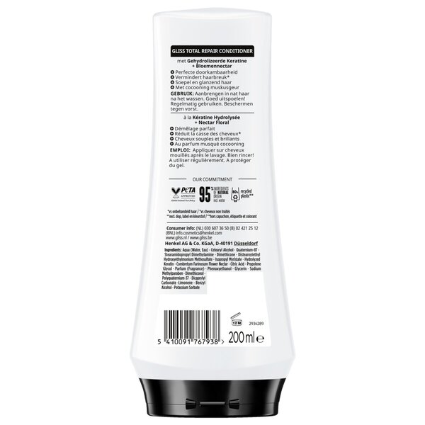 Balsam de păr Gliss Total Repair Regeneration<br>200ml