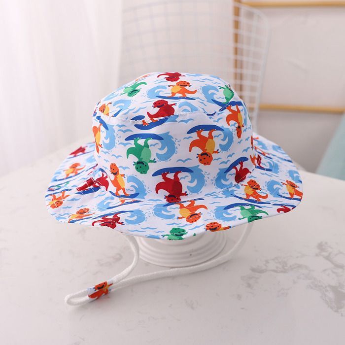 Gorro FUNMOON para niño, gorro de verano para el sol, gorro de playa para bebé, gorro de pescador ajustable - 686201