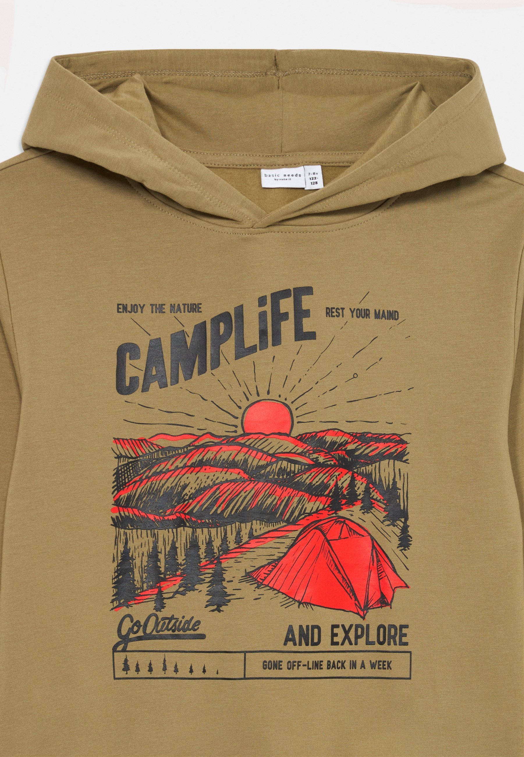 Nennen Sie es NKMVUGO - Hoodie - khaki